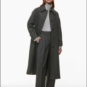 Aritzia Babaton Grey mack Coat